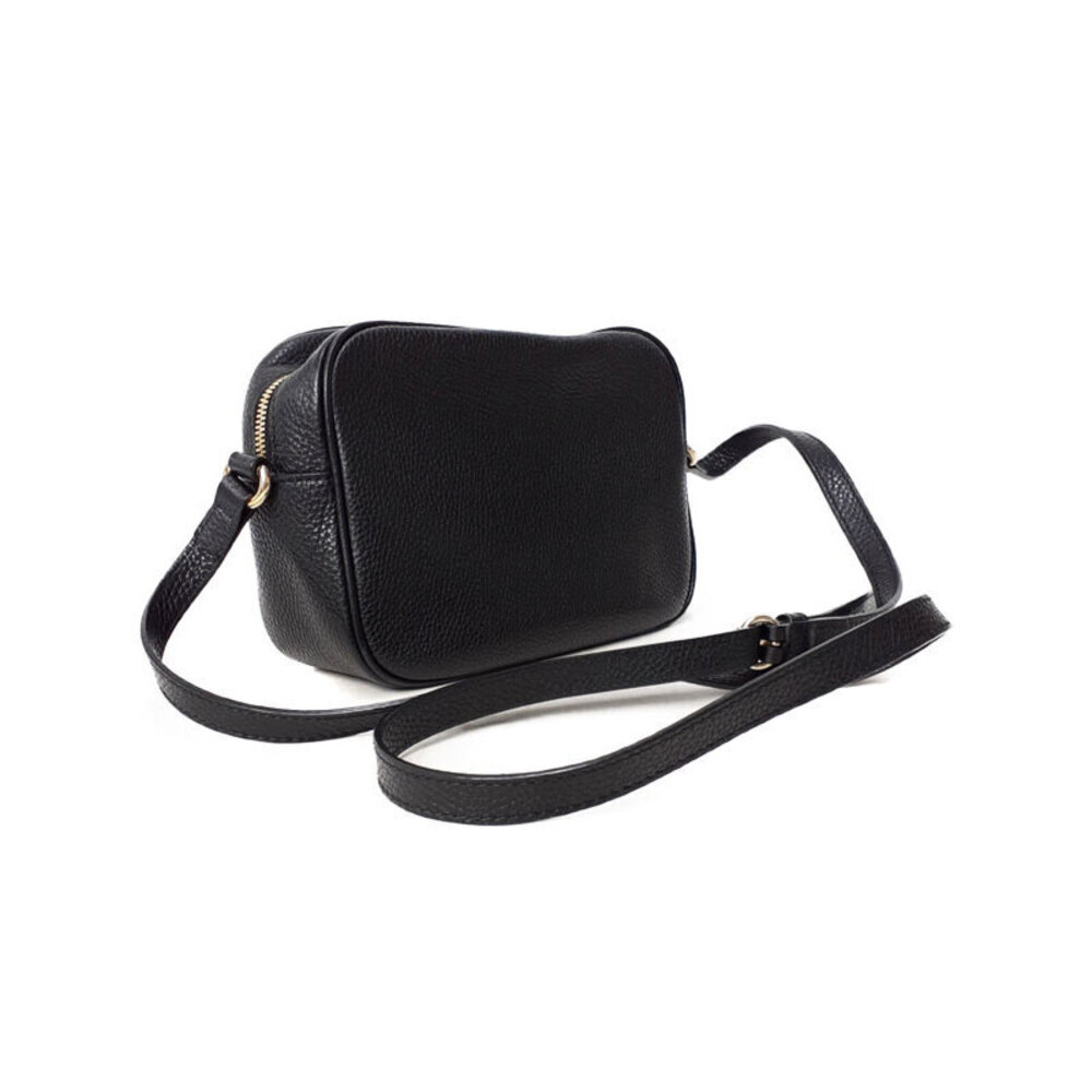 Gucci Leather Bag Disco Soho Pebbled Crossbody